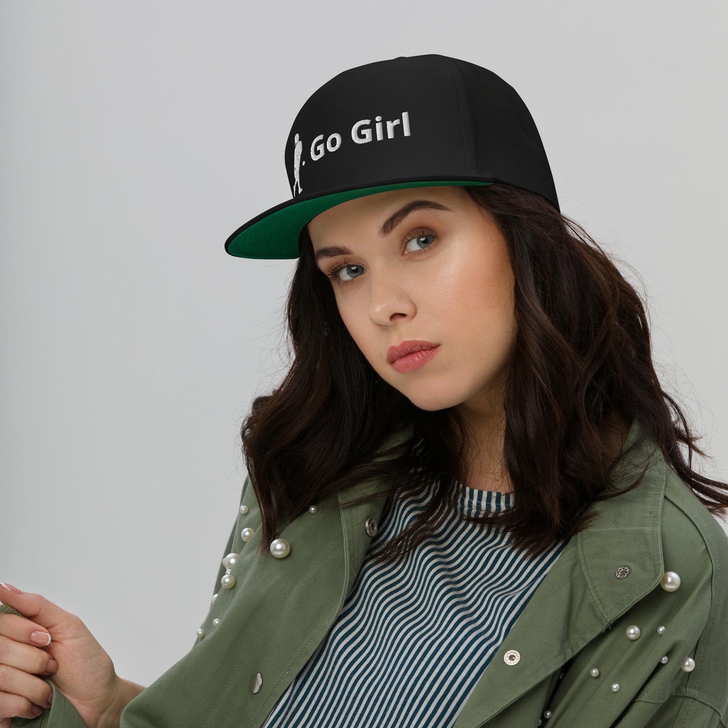 Go Girl Flat Bill Cap